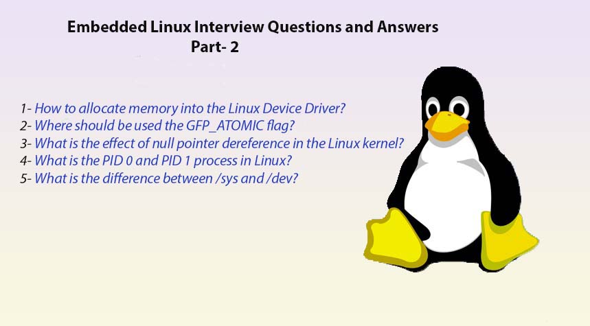 Embedded Linux Interview Questions Part 2